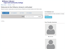 Tablet Screenshot of capecod.libguides.com