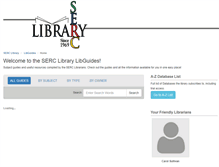 Tablet Screenshot of ctserc.libguides.com