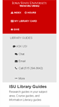 Mobile Screenshot of instr.iastate.libguides.com