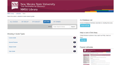Desktop Screenshot of nmsu.libguides.com