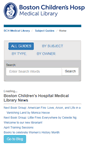 Mobile Screenshot of childrenshospital.libguides.com