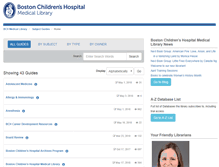 Tablet Screenshot of childrenshospital.libguides.com