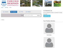 Tablet Screenshot of fdu.libguides.com