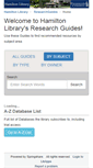Mobile Screenshot of franklincollege.libguides.com
