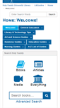 Mobile Screenshot of holyfamily.libguides.com