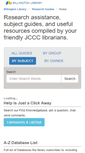 Mobile Screenshot of jccc.libguides.com