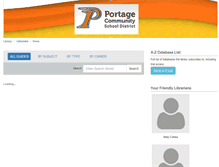 Tablet Screenshot of portage.libguides.com