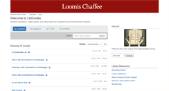 Desktop Screenshot of loomis.libguides.com