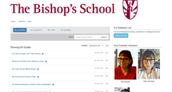 Desktop Screenshot of bishops.libguides.com