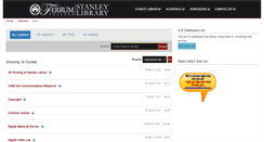 Desktop Screenshot of ferrum.libguides.com