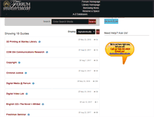 Tablet Screenshot of ferrum.libguides.com