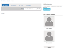 Tablet Screenshot of dedham.libguides.com