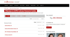 Desktop Screenshot of nwciowa.libguides.com