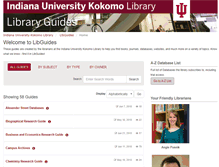 Tablet Screenshot of iuk.libguides.com