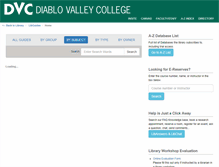 Tablet Screenshot of dvc.libguides.com