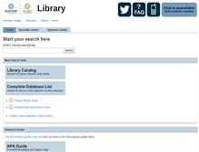 Tablet Screenshot of harrison.libguides.com