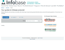 Tablet Screenshot of infobaselearning.libguides.com