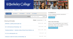 Desktop Screenshot of berkeleycollege.libguides.com