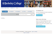 Tablet Screenshot of berkeleycollege.libguides.com