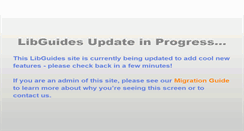 Desktop Screenshot of cusd.libguides.com
