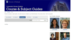 Desktop Screenshot of pitt.libguides.com