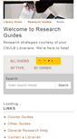 Mobile Screenshot of csulb.libguides.com