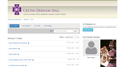 Desktop Screenshot of cretin-derhamhall.libguides.com