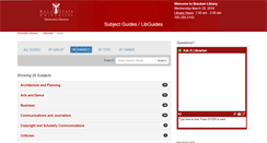 Desktop Screenshot of bsu.libguides.com