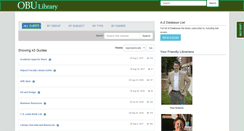 Desktop Screenshot of okbu.libguides.com