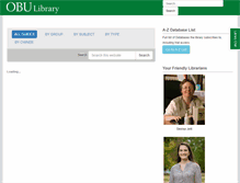 Tablet Screenshot of okbu.libguides.com