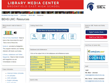 Tablet Screenshot of brookfieldeast.elmbrookschools.libguides.com