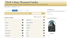 Desktop Screenshot of andersonuniversity.libguides.com