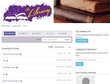 Tablet Screenshot of bethelu.libguides.com