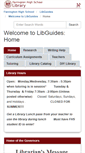 Mobile Screenshot of farringtonhighschool.libguides.com