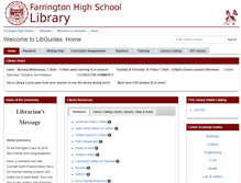 Tablet Screenshot of farringtonhighschool.libguides.com