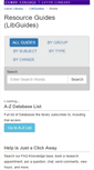 Mobile Screenshot of curry.libguides.com
