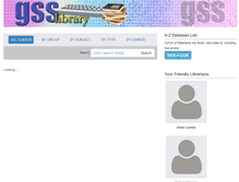 Tablet Screenshot of gss.sd42.libguides.com