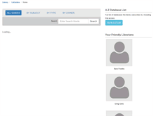 Tablet Screenshot of loucol.libguides.com