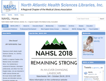 Tablet Screenshot of nahsl.libguides.com