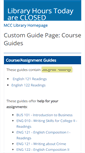 Mobile Screenshot of middlesexcc.libguides.com