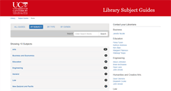 Desktop Screenshot of canterbury.libguides.com