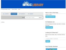 Tablet Screenshot of bmcc.libguides.com