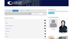 Desktop Screenshot of collin.libguides.com
