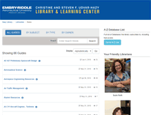 Tablet Screenshot of erau.libguides.com