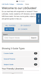 Mobile Screenshot of lifepacific.libguides.com