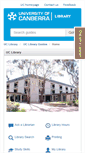 Mobile Screenshot of canberra.libguides.com