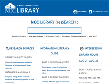 Tablet Screenshot of norwalkcc.libguides.com