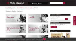 Desktop Screenshot of mohawkcollege.ca.libguides.com