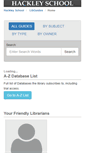 Mobile Screenshot of hackley.libguides.com