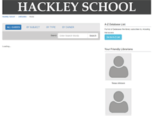 Tablet Screenshot of hackley.libguides.com